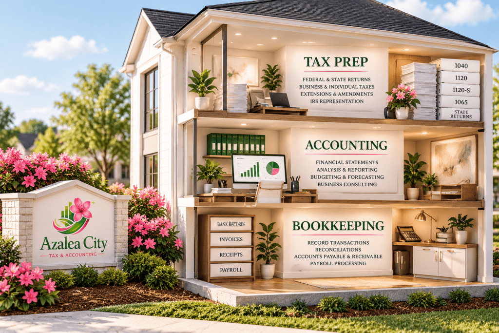 Bookkeeping vs. Accounting vs Tax Prep