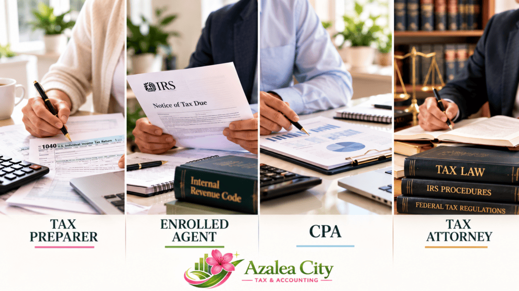 What Type of Tax Professional Do I Need