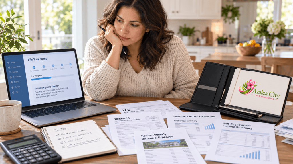 When Should You Use a Professional to File Your Taxes